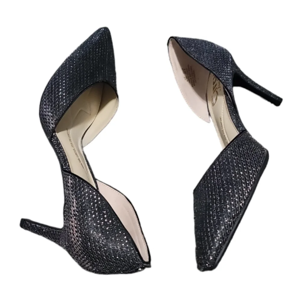 Circus by Sam Edelman Silver Gray Pumps Size 9.5